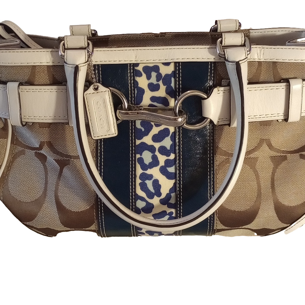 Coach Signature Shoulder Bag EUC 7x12